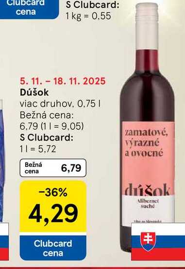 Dúšok 0.75l