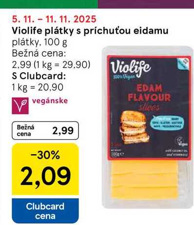 Violife plátky s príchuťou eidamu plátky, 100 g