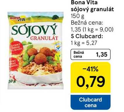 Bona Vita sójový granulát 150 g 