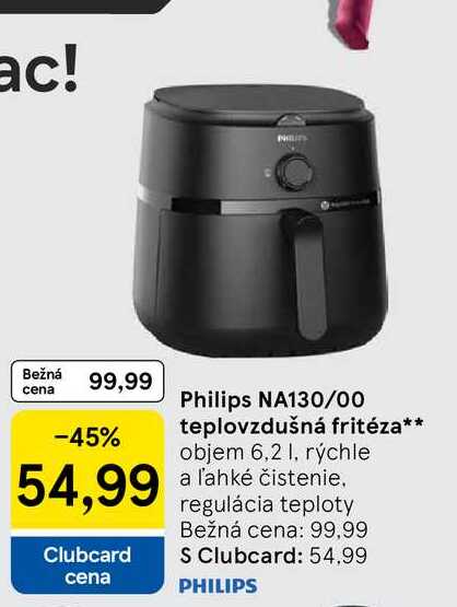 Philips NA130/00 teplovzdušná fritéza objem 6,2l