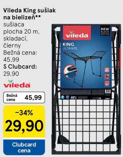 Vileda King sušiak na bielizeň