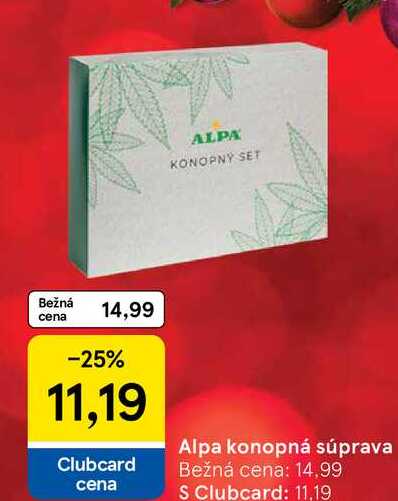 Alpa konopná súprava 