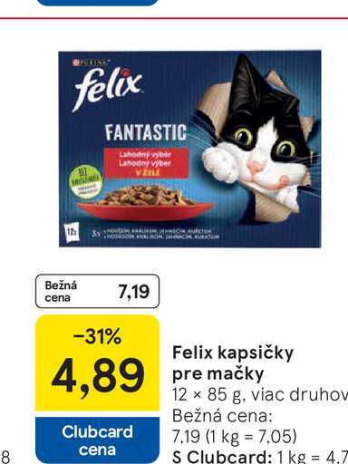 Felix kapsičky pre mačky 12 x 85 g
