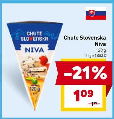 Chute Slovenska Niva 120 g