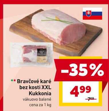 Bravčové karé bez kosti Kukkonia 1 kg