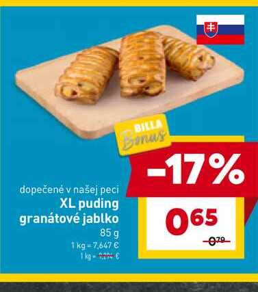 XL puding granátové jablko 85 g 
