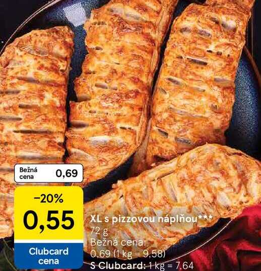 XL s pizzovou náplňou 72 g