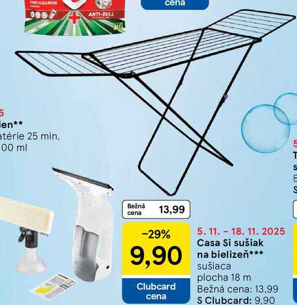 asa Si sušiak 9,90 na bielizeň