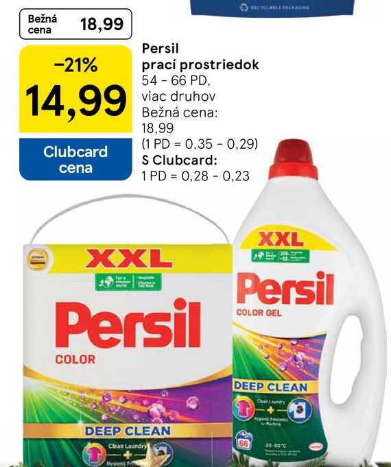 Persil prací prostriedok 54-66 PD, viac druhov