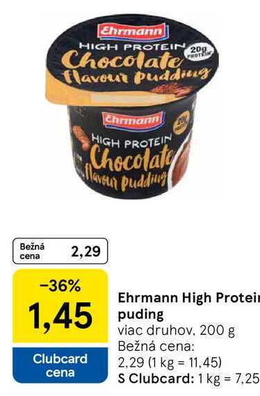 Ehrmann High Protein puding 200 g