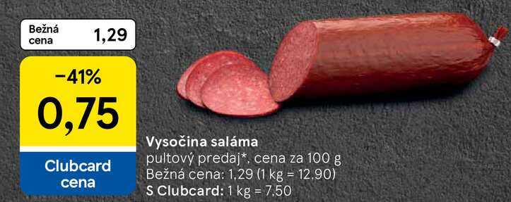 Vysočina saláma 100g