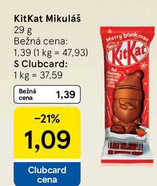 KitKat Mikuláš 29 g