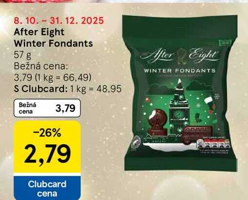 After Eight Winter Fondants 57 g