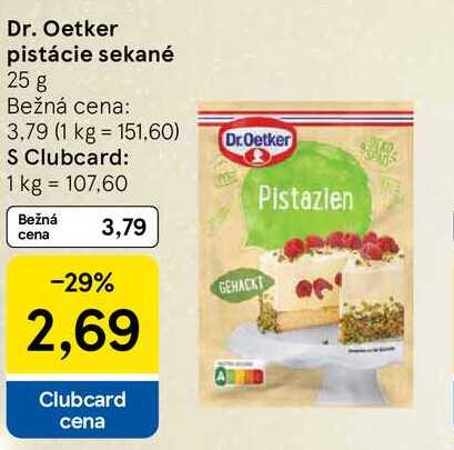Dr. Oetker pistácie sekané 25 g