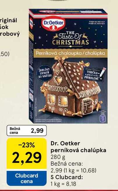 Dr. Oetker perníková chalúpka 280 g 
