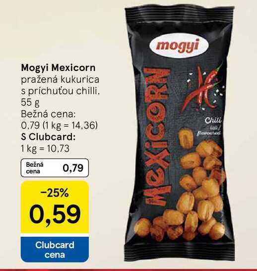Mogyi Mexicorn pražená kukurica s príchuťou chilli 55 g 