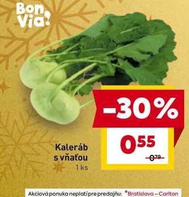 Bon Via Kaleráb svňaťou 1ks