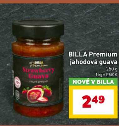 BILLA Premium jahodová guava 250 g 