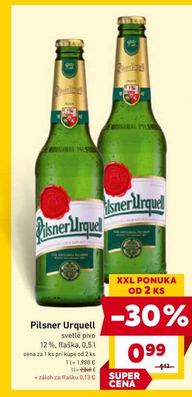 Pilsner Urquell 500 ml flaša