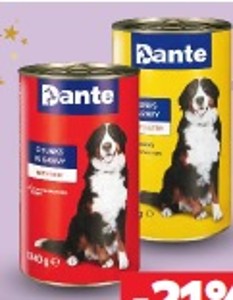 Dante Konzerva pre psy