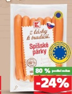 Z lásky k tradícii Spišské párky