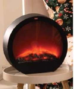 LED vianočná dekorácia krb