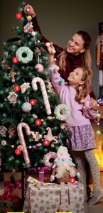 Vianočný dekoračný nápis so škriatkom