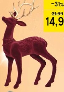 Dekorácia stojací sob