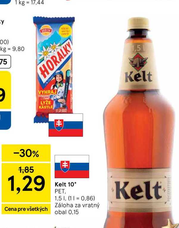Kelt 10° PET, 1,5l
