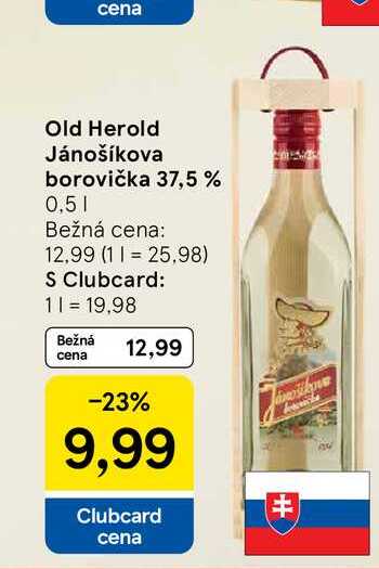 Old Herold Jánošíkova borovička 37,5 % 0.5 l