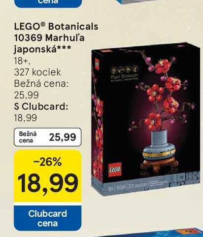LEGO® Botanicals 10369 Marhul'a japonská 18+ 327 kociek 