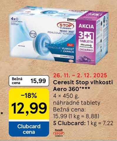 Ceresit Stop Vlhkosti 4x450 g
