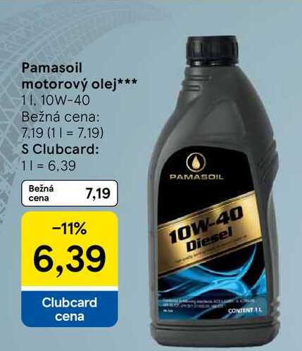 Pamasoil motorový olej 1l, 10W-40