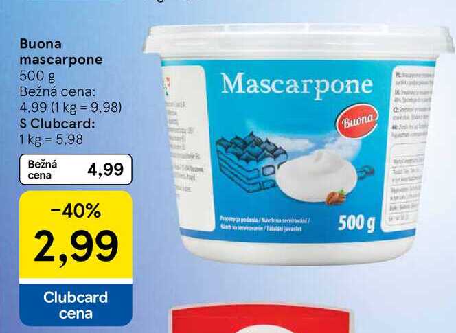 Buona mascarpone 500 g