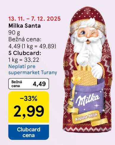 Milka Santa 90 g