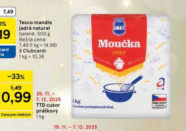 TTD Moučka cukr 1kg