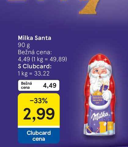 Milka Santa 90 g 