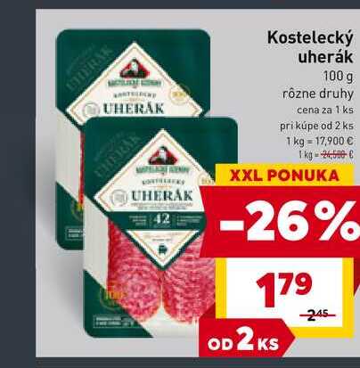 Kostelecký uherák 100 g