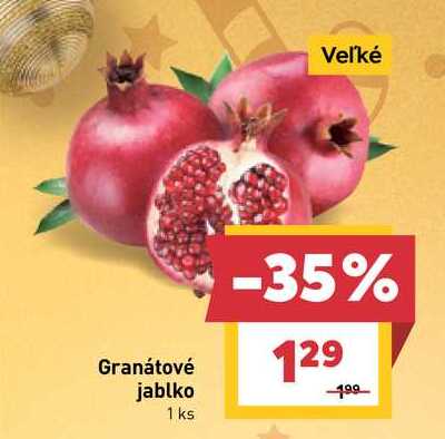 Veľké Granátové jablko 1 ks