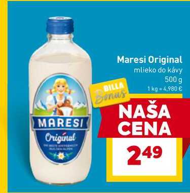 Maresi Original mlieko do kávy 500 g