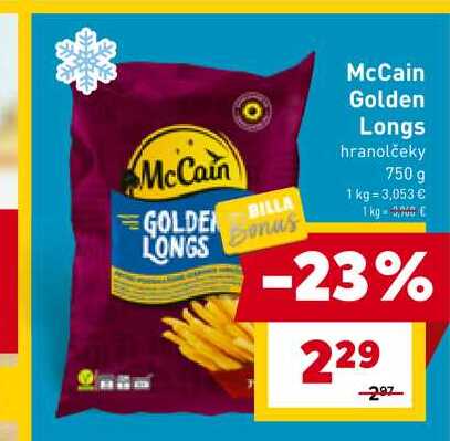 McCain Golden Longs hranolčeky 750 g