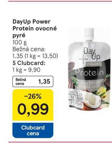DayUp Power Protein ovocné pyré 100 g