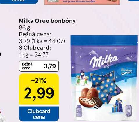 Milka Oreo bonbóny 86 g 