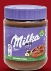 Milka oriešková nátierka