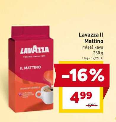 Lavazza Il Mattino mletá káva 250 g