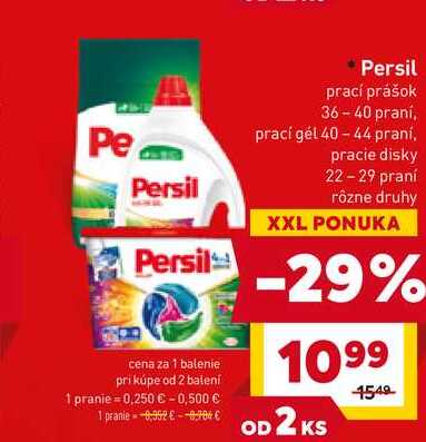 Persil prací prášok 36-40 praní