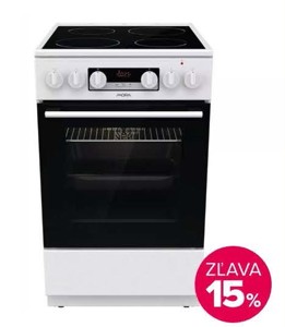 Sklokeramický sporák Mora C 5655 BW