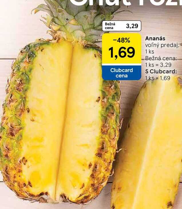 Ananás voľný predaj 1 ks 