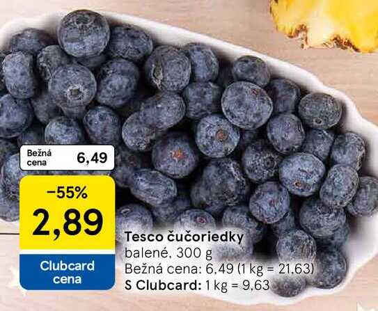 Čučoriedky balené, 300 g