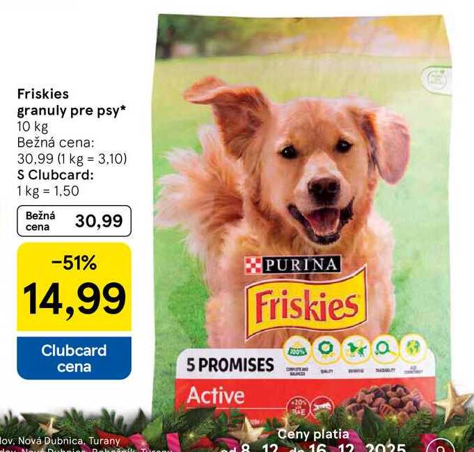 Friskies granuly pre psy 10 kg